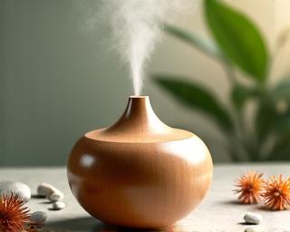 우드 아로마 오일 디퓨저